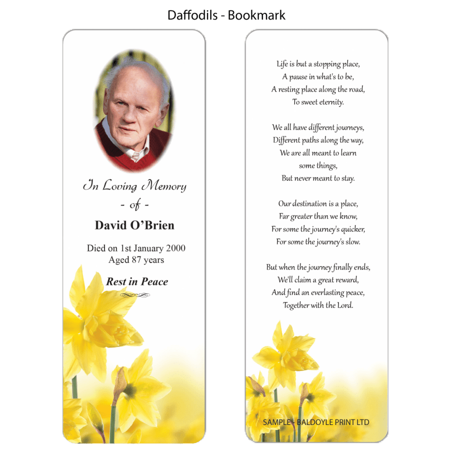 Daffodils Bookmarks